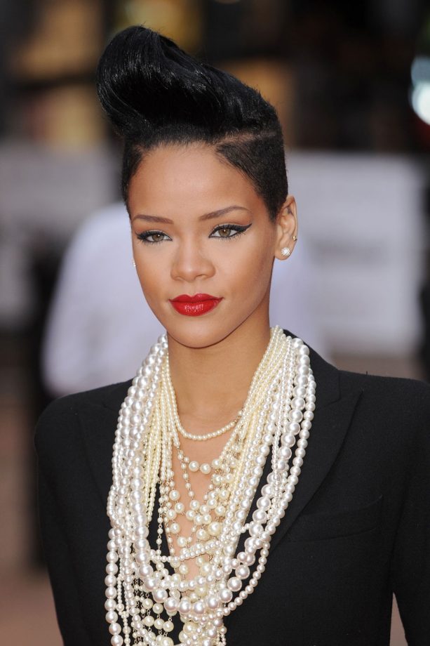 Rihanna Has A Hair Raising Moment At A Film Premiere In London, 2009