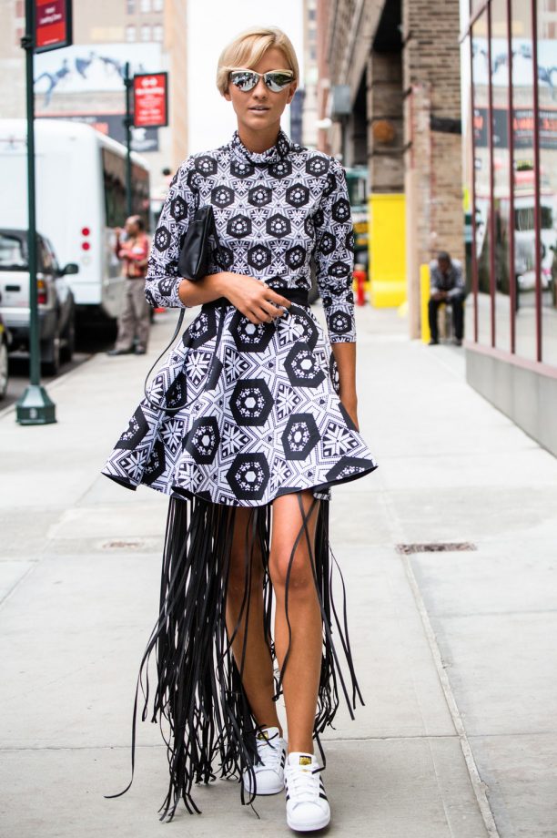 Bring Your Gowns Into The Day By Teaming With Your Trainers