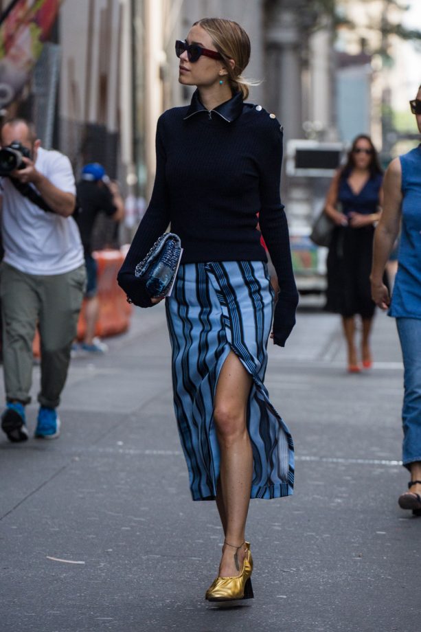 This Street Style Maven Gives Celine's Glove Slippers The Seal Of Approval