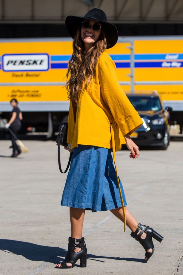 Denim Culottes Will Never Fail To Make A Statement