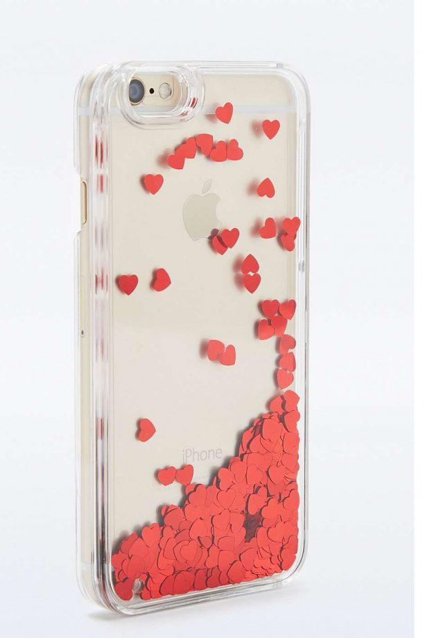Urban Outfitters, Glitter Hearts iPhone 6 Case, £20