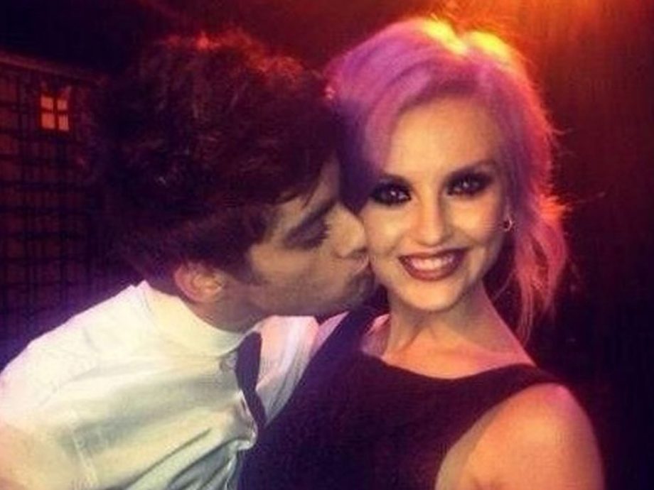 Zayn Malik Plants A Kiss On A Purple-Haired Perrie Edwards Early On In Their Relationship, 2012