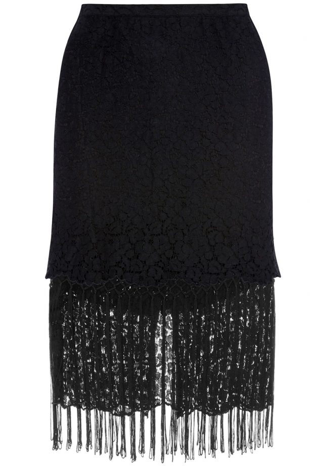 Primark Black Double Tassle Lace Skirt, £14