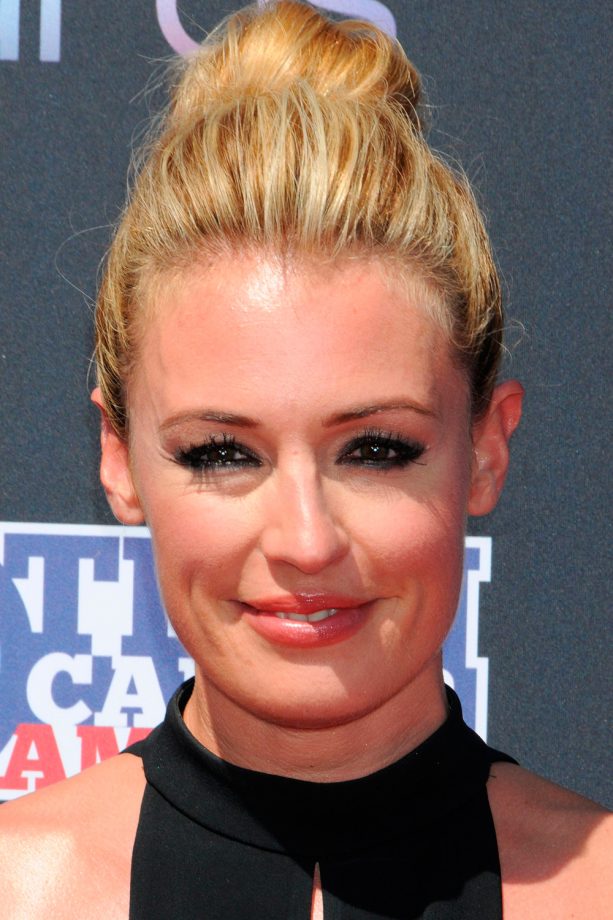 Cat Deeley Works Her Honey Locks Into A Bun At The Young Hollywood Awards, 2013