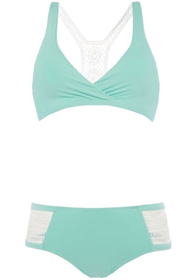Primark Crochet Bikini Top, £6, Bottom, £4