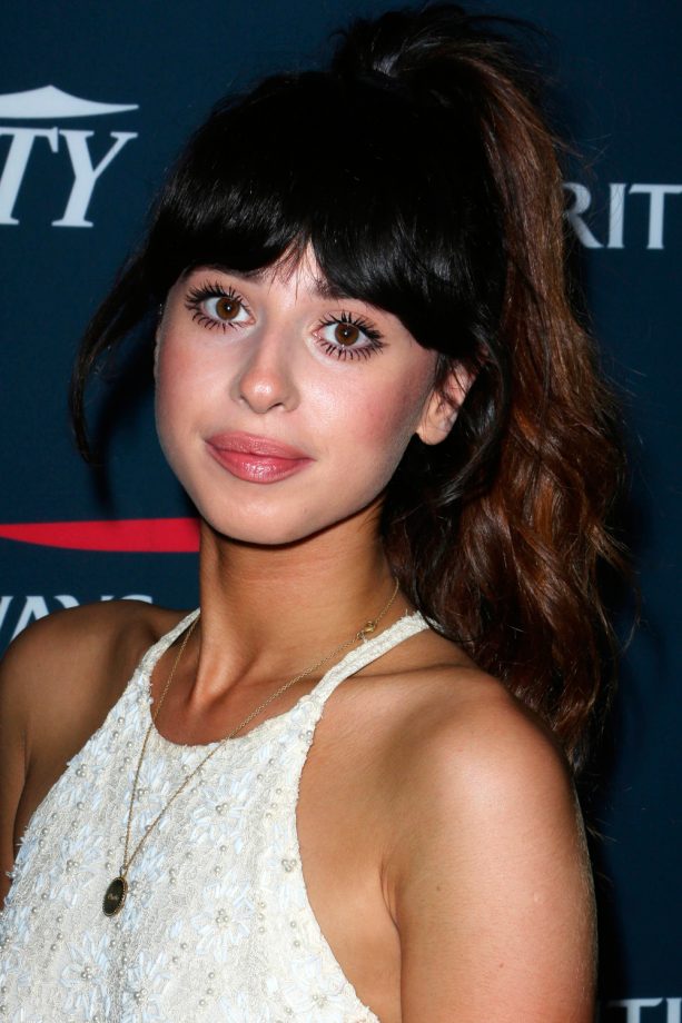 Louisa Rose Allen Opts For A Cool Curly Ponytail At A British Airways Party, 2013