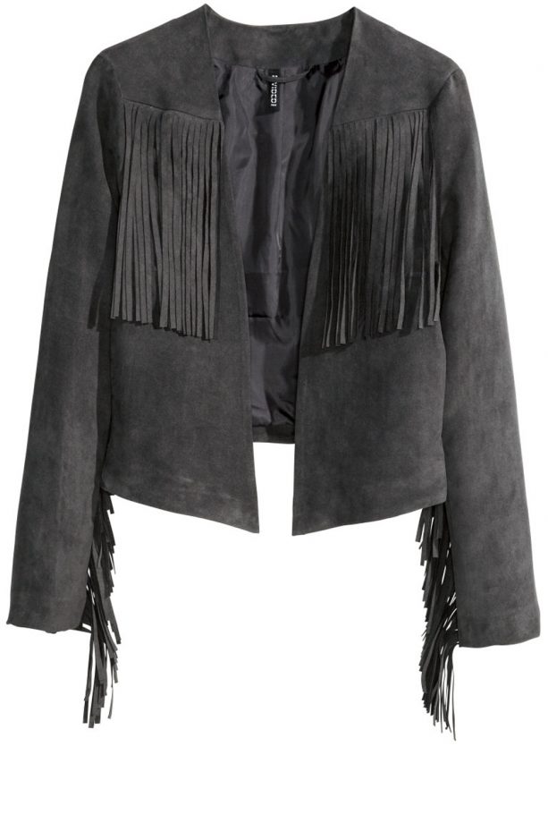 H&M Fringe Jacket, £29.99