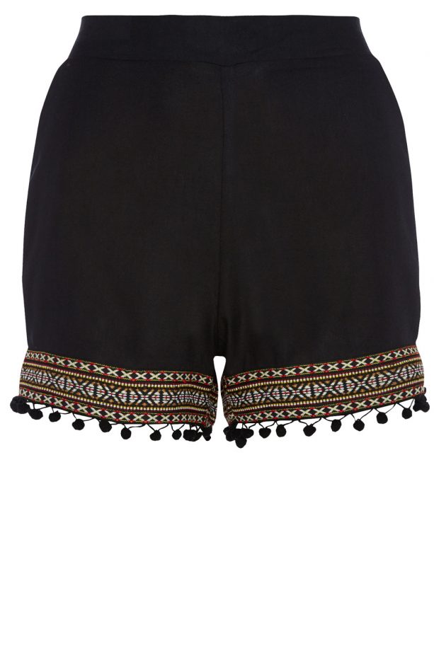 Primark High Waist Embroidered Hem Short, £6