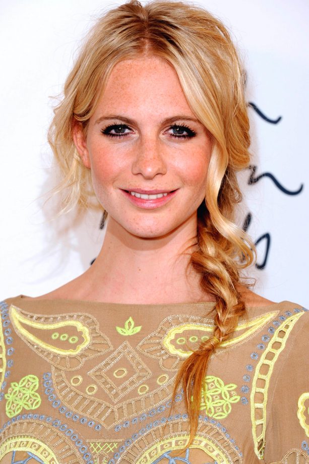 Poppy Delevingne Sweeps Her Girly Plait To One Side