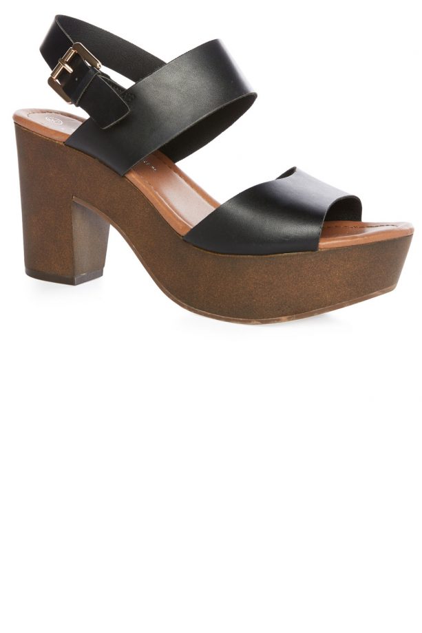 Primark Strappy Wooden Heel Sandal, £14