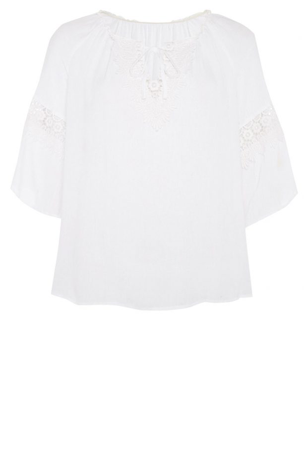 Primark White Lace Top, £12