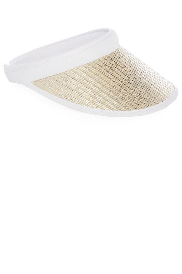 Primark White And Gold Visor, £2.50