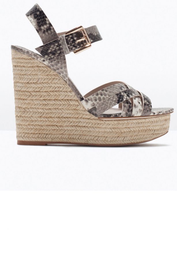 Zara Snake Printed Wedges, £39.99
