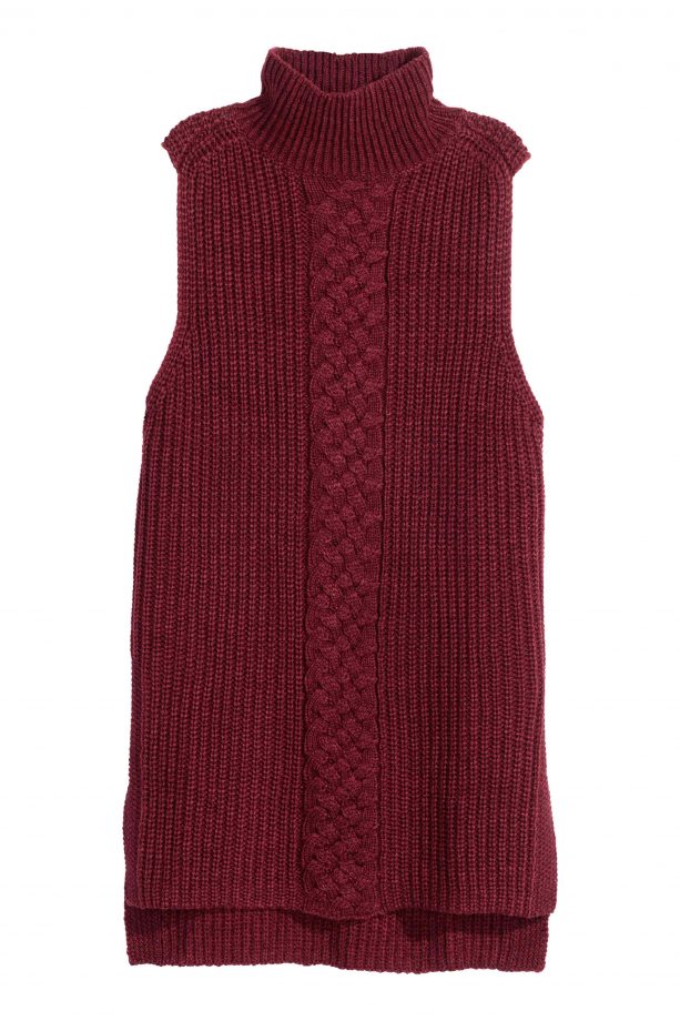 H&M Sleeveless Polo Neck Jumper £24.99