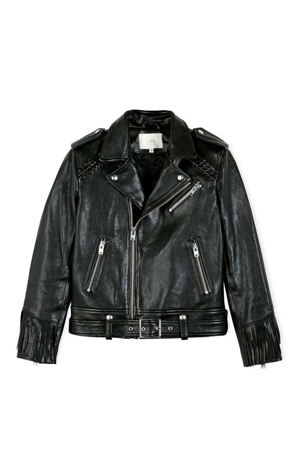 IRO Zerignola Fringed Biker Jacket, £1,095