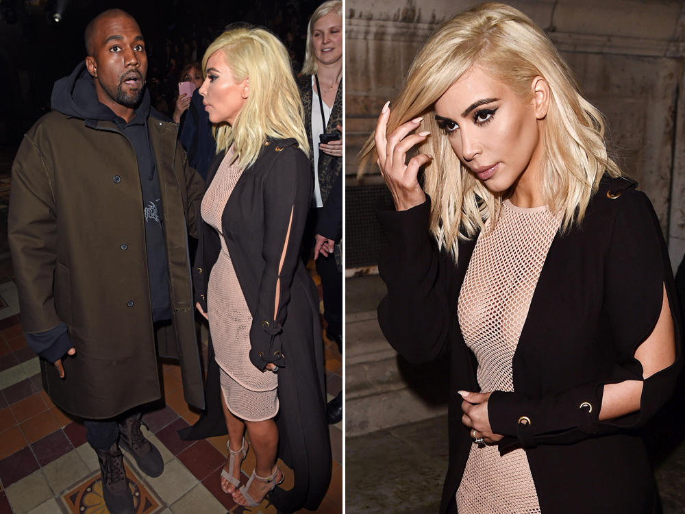 Kim Kardashian Speaks Out About Her Platinum Dye Job Look