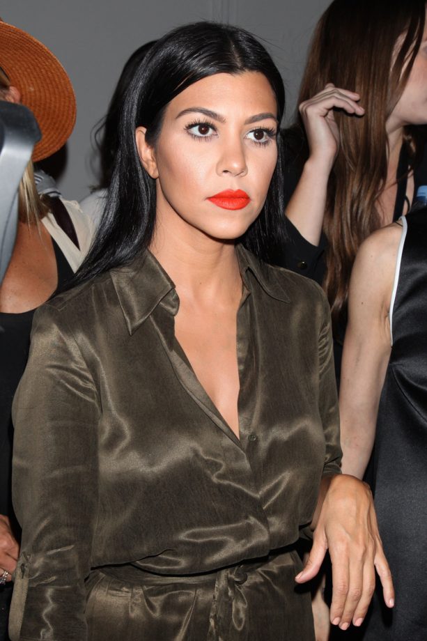 Kourtney Kardashain At Alice + Olivia, New York Fashion Week, 2015