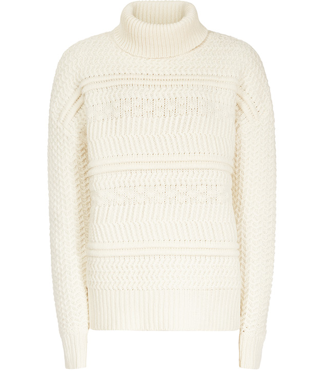 Reiss Off White Roll Neck Jumper £120