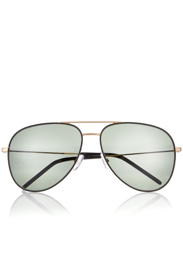Saint Laurent Classic Aviator Frame Sunglasses