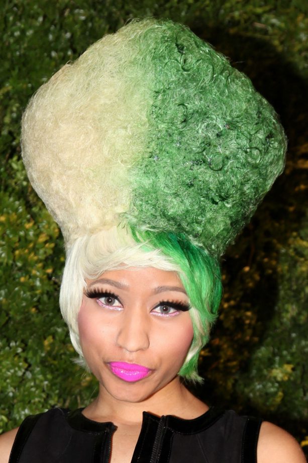 Nicki Minaj Is Forever Green At A Bid To Save The Earth At Christie's In New York, 2011