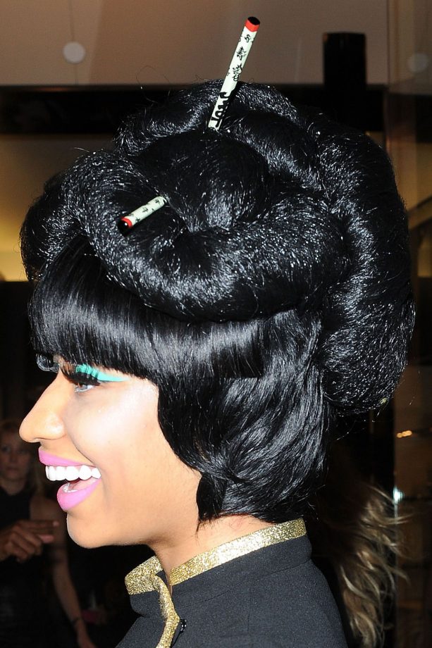 Nicki Minaj Is A Geisha Girl At A Yves Saint Laurent Event In New York, 2011