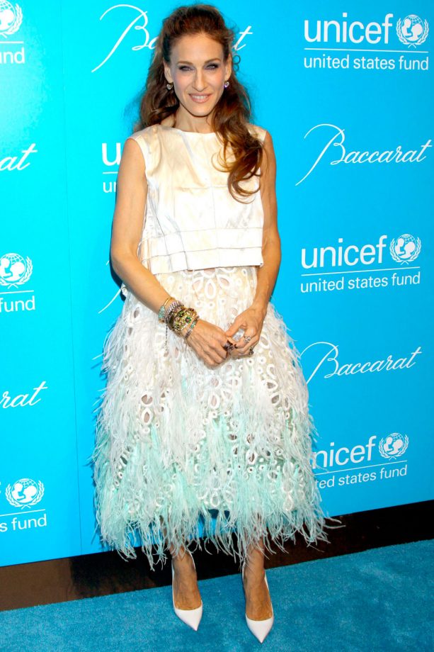 Sarah Jessica Parker Wears Louis Vuitton At The UNICEF Snowflake Ball, 2011