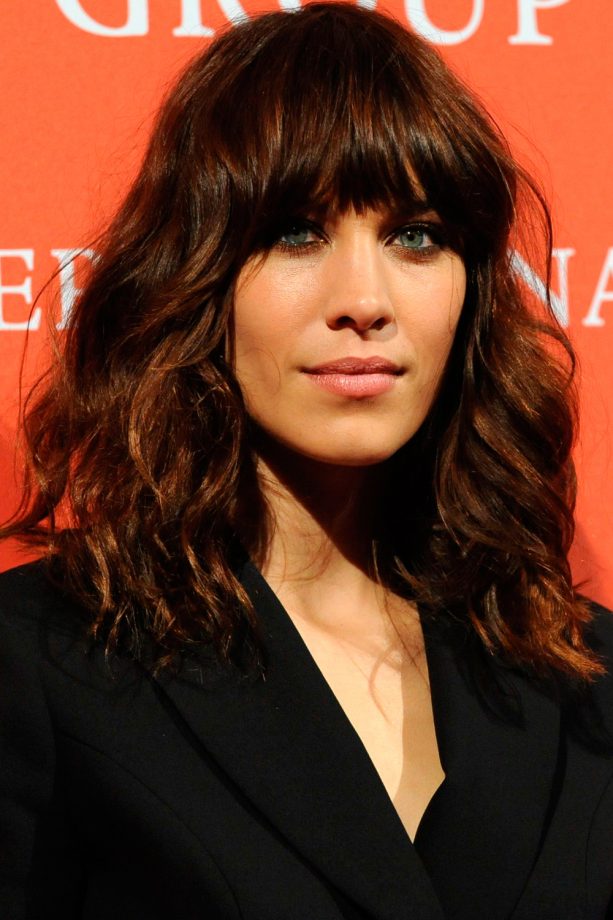 Alexa Chung Wears Her Glossy Chocolate Locks In Tumbling Curls At The 30th Annual Night Of Stars In New York, 2013