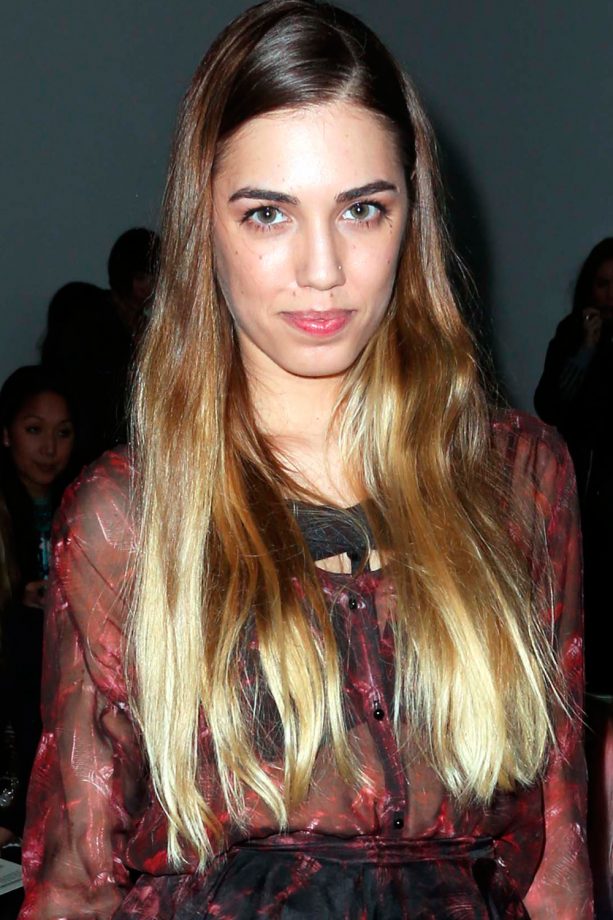 Amber Le Bon Lets Her Sunkissed Ombre Hang Loose At The Daks AW14 Show During London Fashion Week, 2014