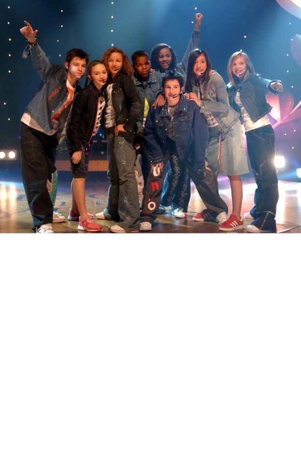Frankie Bridge Wears Double Denim With S Club Juniors On Record Of The Year Show, 2002