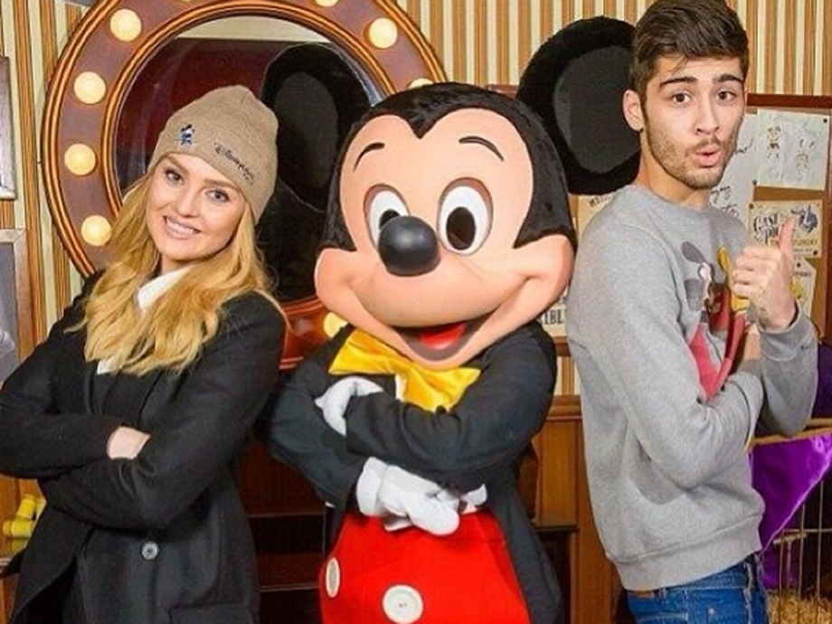 Zayn Malik And Perrie Edwards Celebrate Zayn’s 21st Birthday With A Trip To Disneyland Paris, 2014