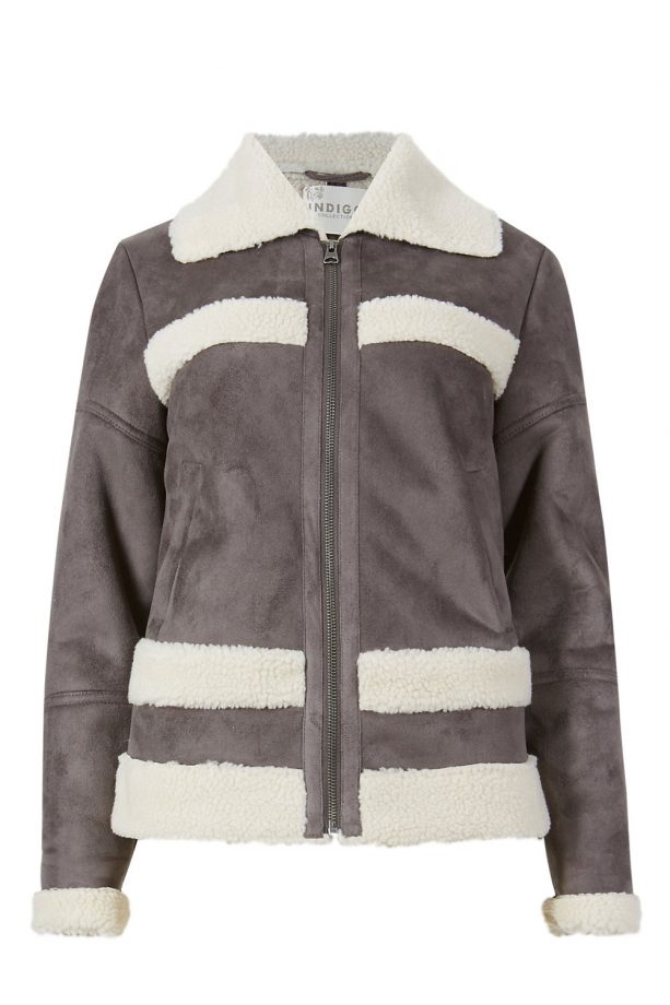 M&S Faux Suede Zip Through Jacket, £79
