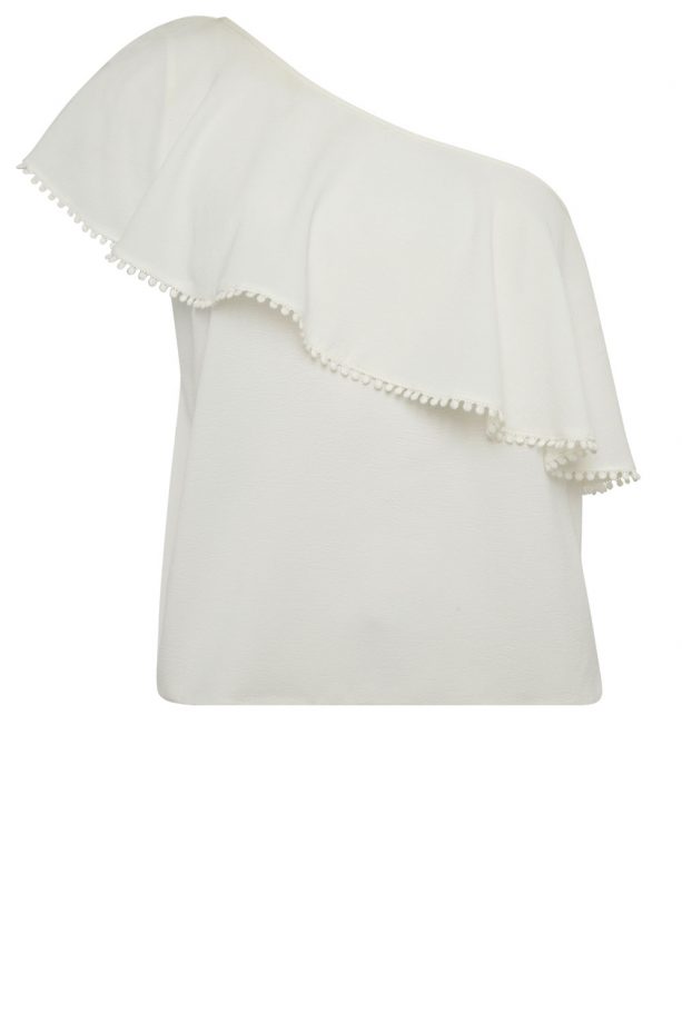 Primark White Off Sholder Tee, £10