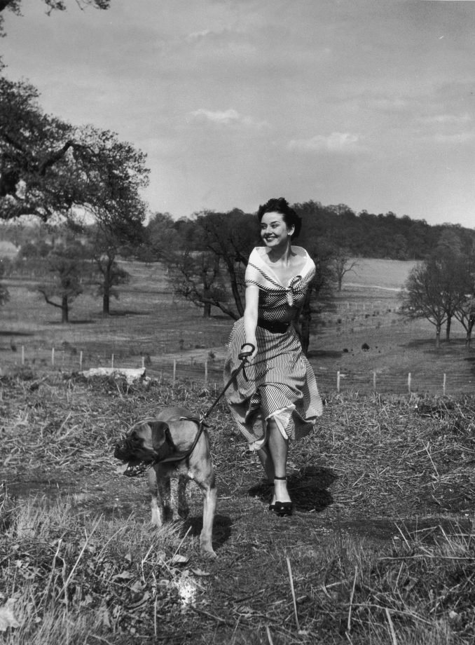 Audrey Hepburn in Richmond Park by Bert Mundy