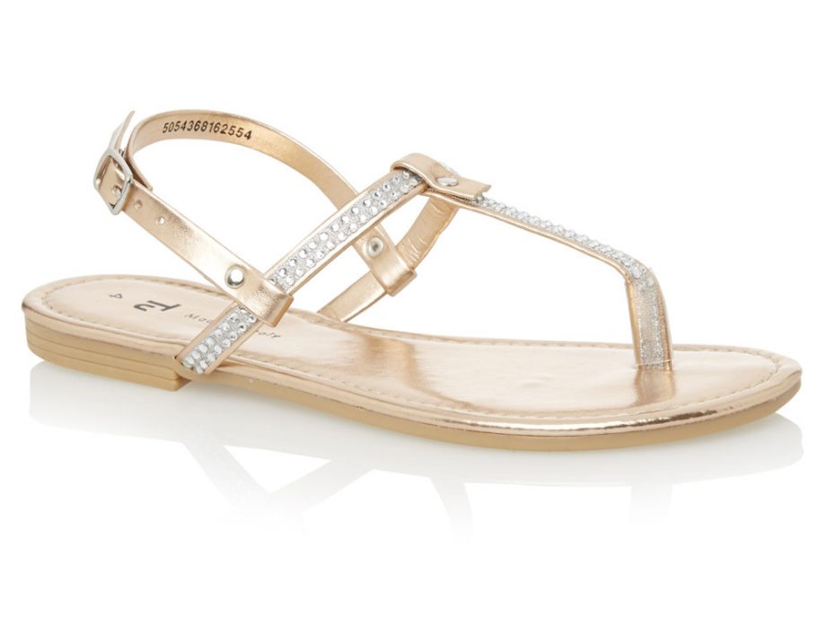 Tu At Sainsbury's Metallic Sandals