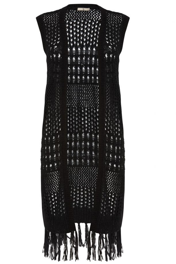 Tu At Sainsbury's Long Waistcoat With Fringing