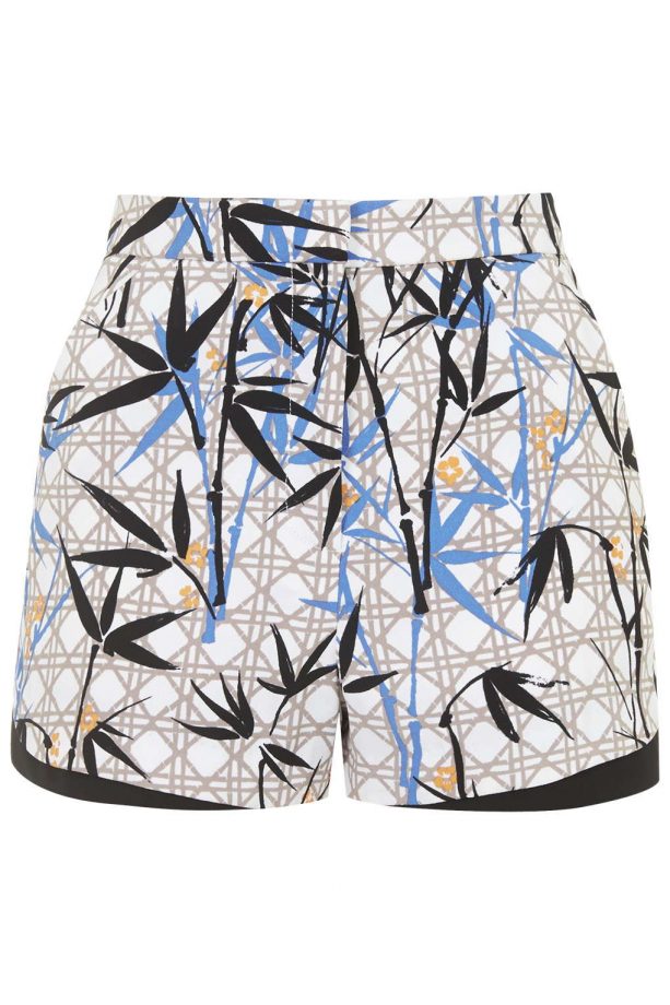 Topshop Bamboo Print Shorts, £35