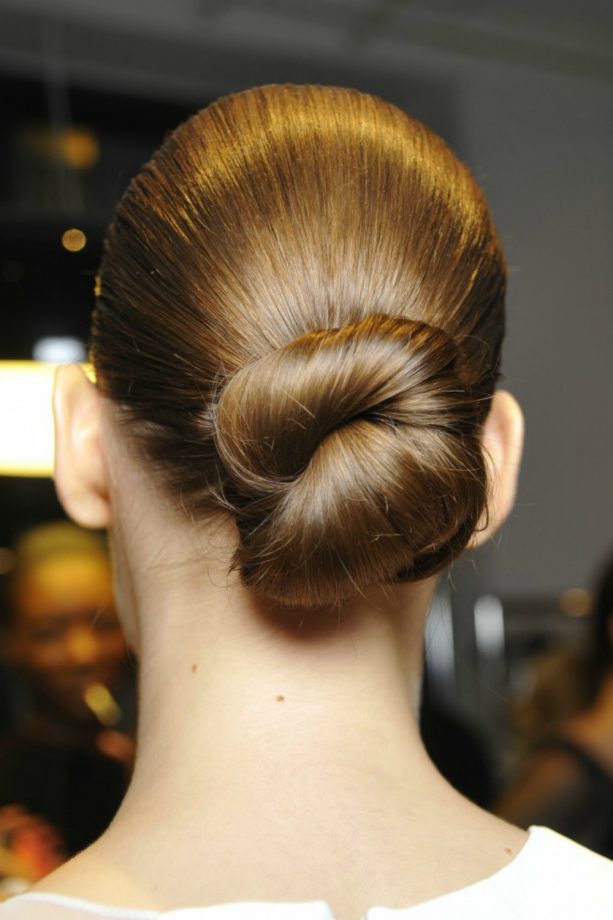 Folded Buns At Ralph Rucci SS15
