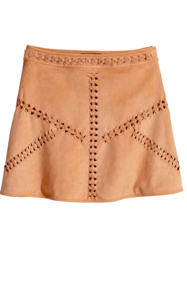 H&M Imitation Suede Skirt, £39.99