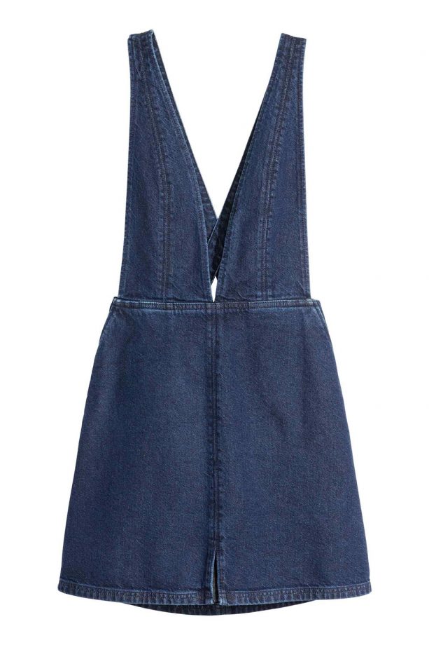 H&M Denim Dungaree Dress, £29.99