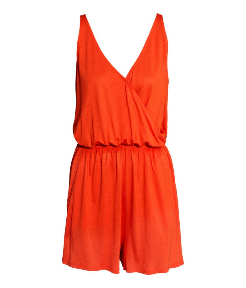H&M Orange Playsuit, £12.99