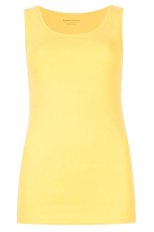 M&S Yellow Essentials Vest, £6