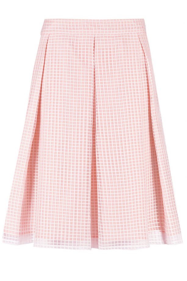 M&S Grid Skirt, £35