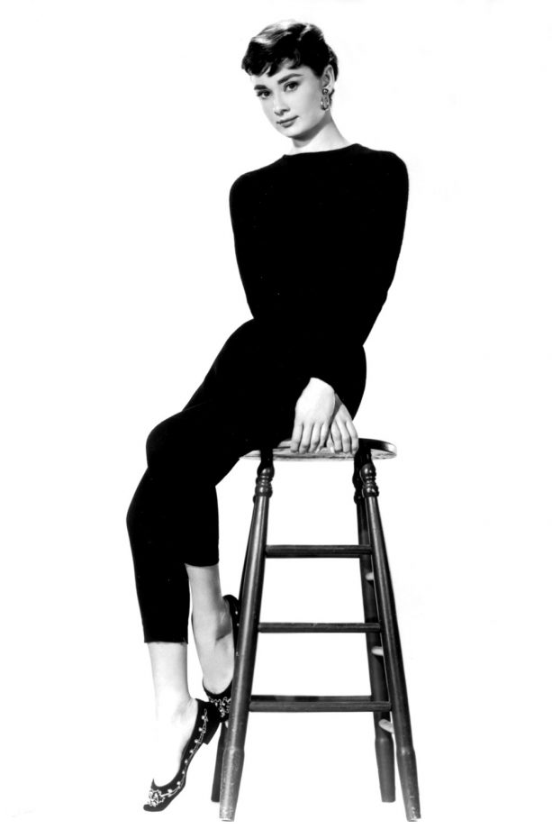Audrey Hepburn Shows Off Her Classic Style In This 1950's Promotional Photo