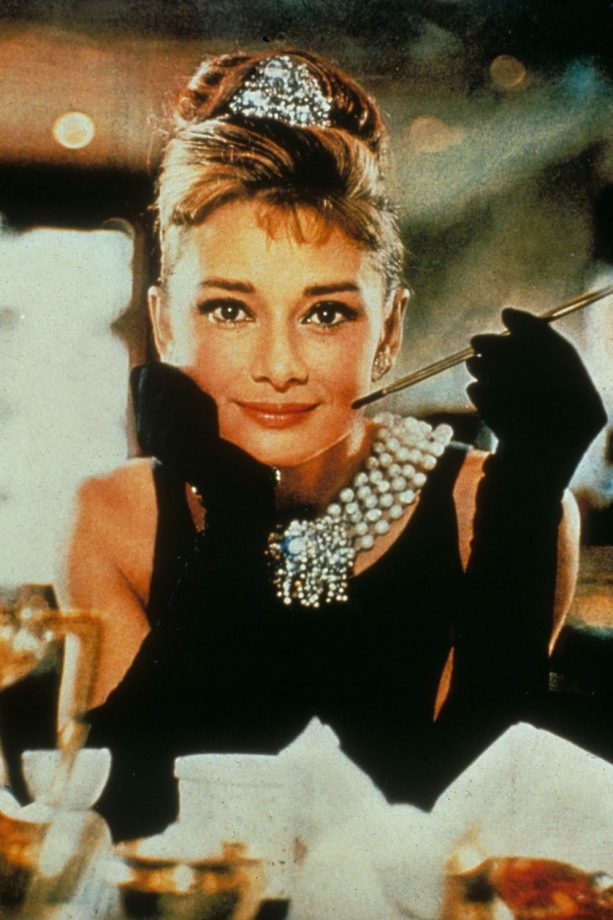 Audrey Hepburn Poses For Promotional Pictures On Set Of The Icon Film 'Breakfast At Tiffany's