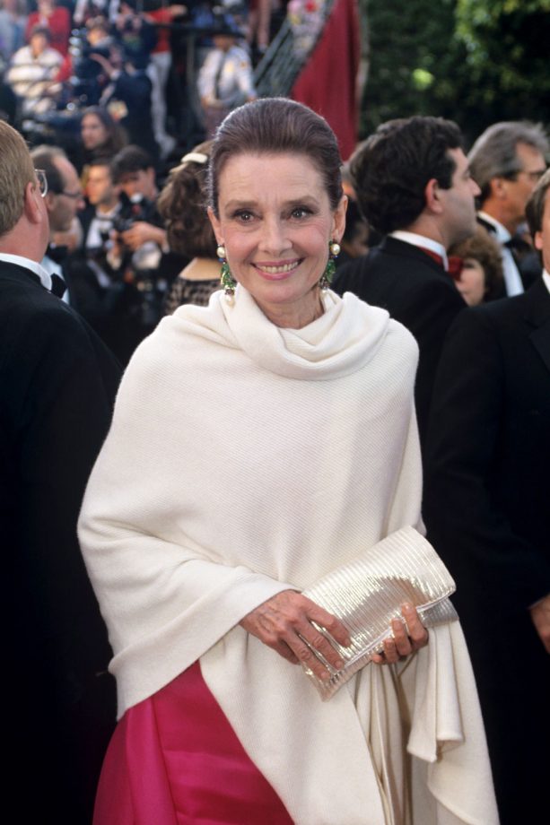 Audrey Hepburn Attends The Oscars In 1992