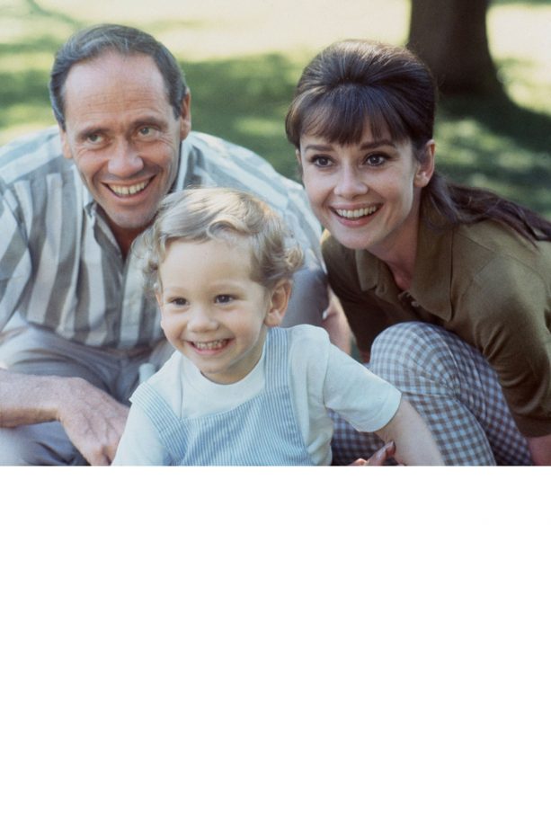 Audrey Hepburn With Her First Husband Actor Will Ferrer And Eldest Son Sean In The 1960's