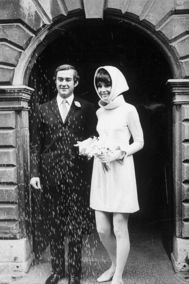 Audrey Hepburn Marries Her Second Husband Italian Psychiatrist Andrea Dotti, 1969
