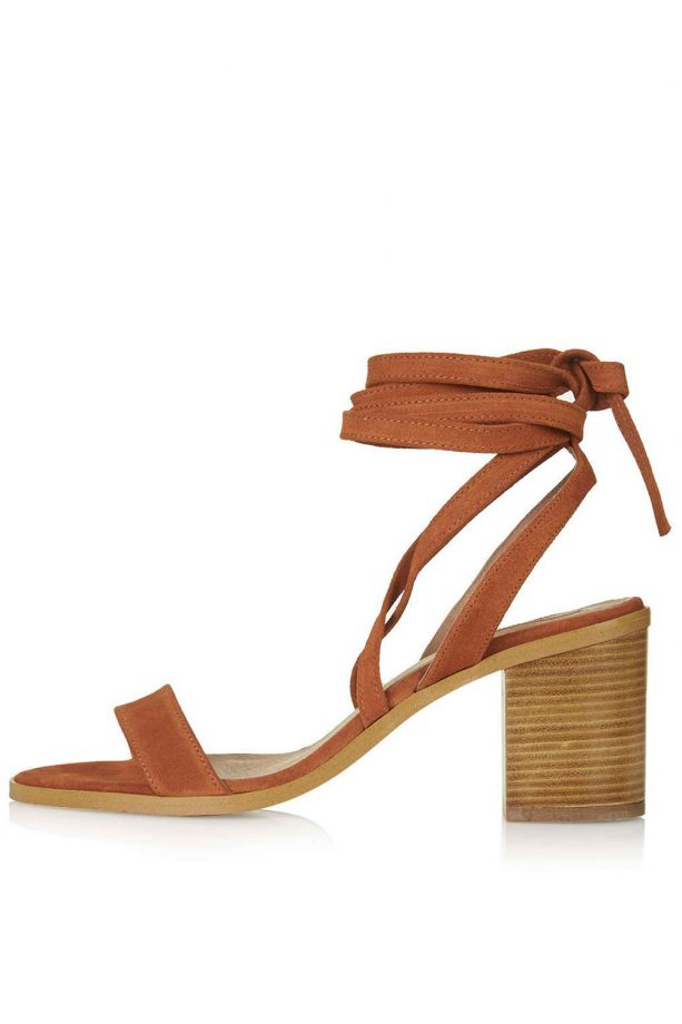 Topshop Suede Tie Sandals, £68