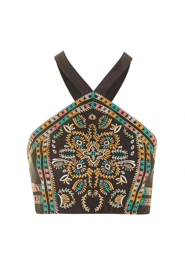 Topshop Embroidered Bralet, £36