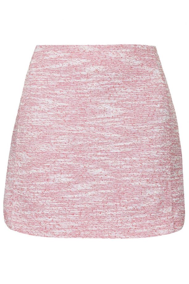 Topshop Curved Hem Mini Skirt, £36